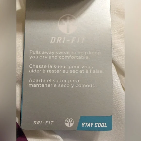 NWT Nike White Athletic DRI-FIT Tank Top Size Large - Picture 12 of 14